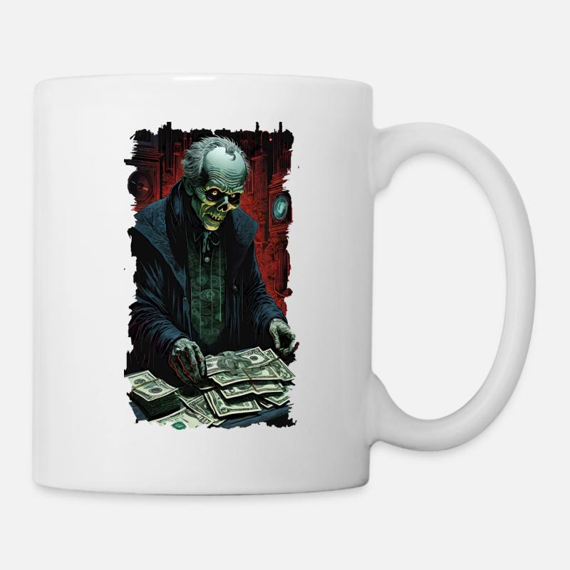 666moneyzombie No.7 - Mug - white