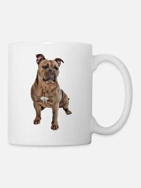Bulldog Old English Bulldog Dog Dogs - Mug - white