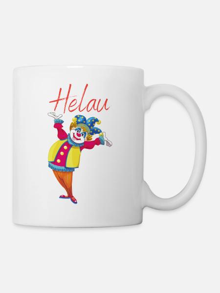 Helau - Tasse - Weiß
