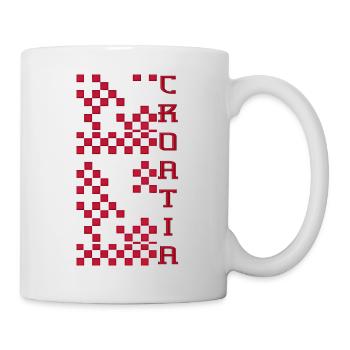 Kroatien hrvatska kroatien hrv travel europe zagreb - Tasse - Weiß - Rechts