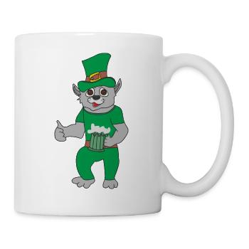 St. Patrick's Day - Tasse - Weiß - Rechts
