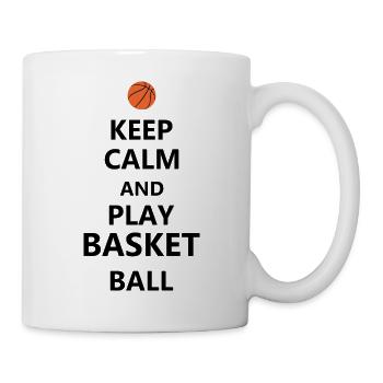 Basketball - Tasse - Weiß - Rechts