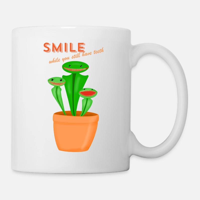 Souriez pendant que vous avez encore des dents - Mug blanc - blanc