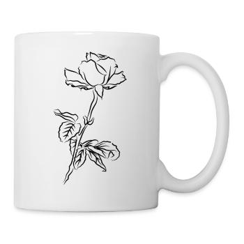 Rose - Mug blanc - blanc - Droite