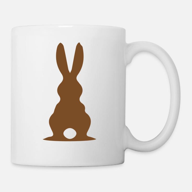 Chocolate Bunny / Easter Bunny - Bo Graphic - Mug - white