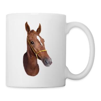 Stylized Horse Head - Mug - white - Right