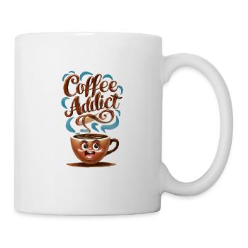 Coffee Addiction Humorous Passion - Mug - white - Right