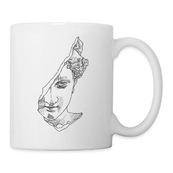 Tête - Mug blanc - blanc - Droite