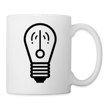 Blase - Tasse - Weiß - Rechts