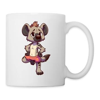 Hyena Gymnastics Yoga Fitness - Mug - white - Right