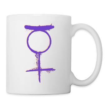 NON BINÄR Status - Tasse - Weiß - Rechts