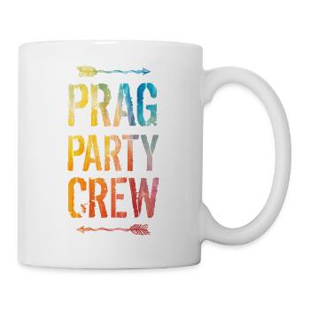 Prag Party Crew Spruch - Tasse - Weiß - Rechts