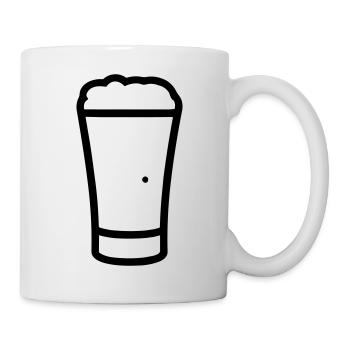 Bière - Mug blanc - blanc - Droite