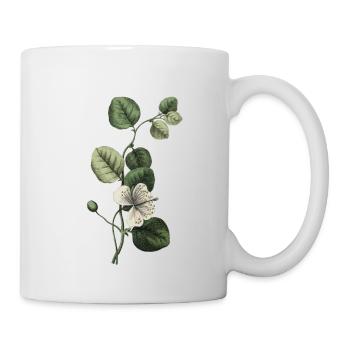 lettre j botanique vert - Mug blanc - blanc - Droite