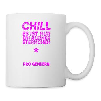 Idée cadeau de genre Féminisme LGBTQ+ Gender Star - Mug blanc - blanc - Droite