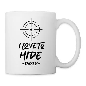i Love To Hide Sniper - Mug - white - Right