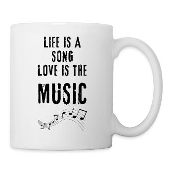 Life is a Song, Love is the MUSIC Collection - Mug - white - Right