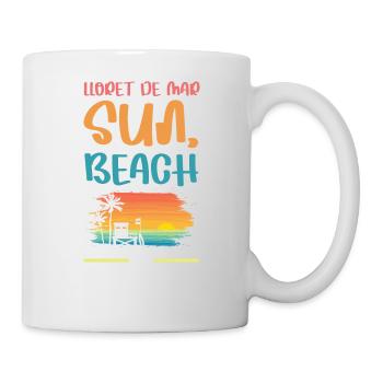 Lloret De Mar Urlaub Vibes - Tasse - Weiß - Rechts