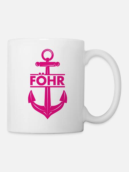 Föhr - Nordsee Insel - Wyk - Tasse - Weiß
