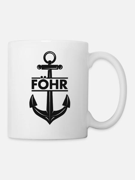 Föhr - Nordsee Insel - Wyk - Tasse - Weiß