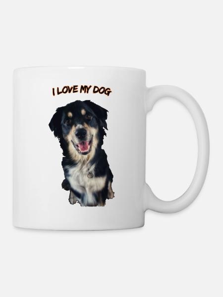 Hunde Design Dog Shirt Dog Hoodie - Mug - white