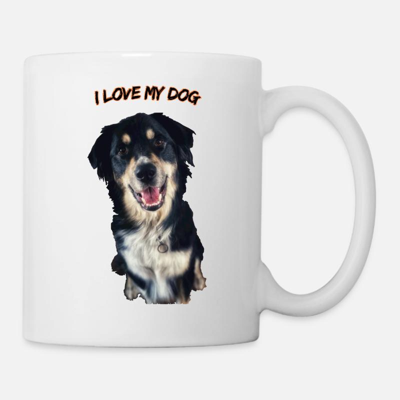 Hunde Design Chemise pour chien Sweat à capuche pour chien - Mug blanc - blanc