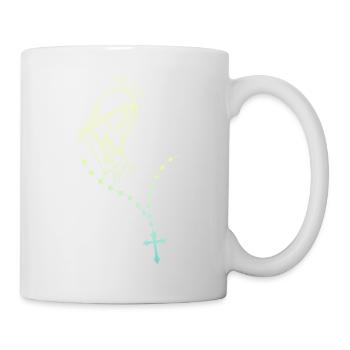 Jungfrau Maria Jesus Bibel Christliche Religion Madona - Tasse - Weiß - Rechts