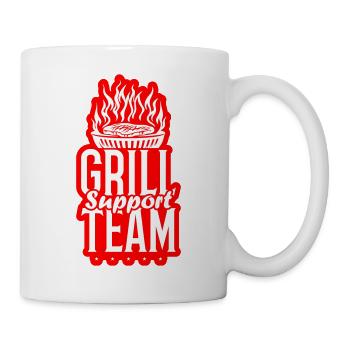 Grill Support Team - Tasse - Weiß - Rechts