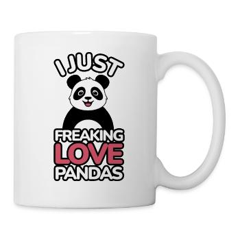 Cadeau Panda - Mug blanc - blanc - Droite