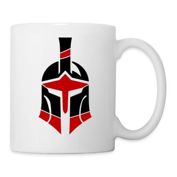 Casque Spartan Logo Gladiator - Mug blanc - blanc - Droite