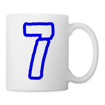 7 Number Symbol - Mug - white - Right