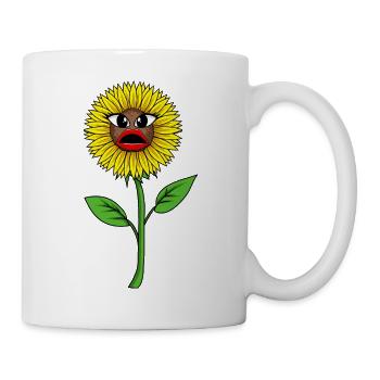 Sunflower Sunflower Garden Gardener Flower - Mug - white - Right