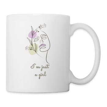 I'm just a girl - Mug - white - Right