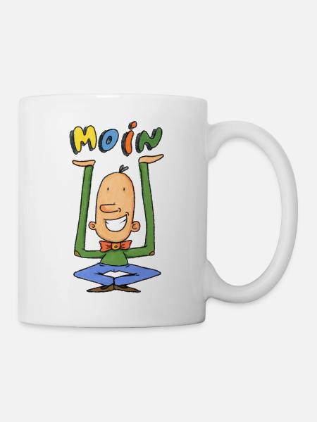 Moin Mann - Tasse - Weiß