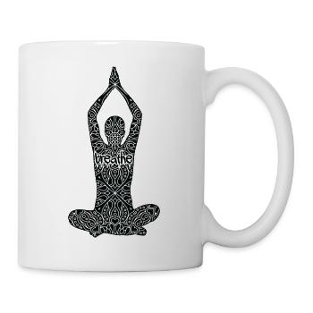 Yoga Meditation Spa Namaste - Tasse - Weiß - Rechts