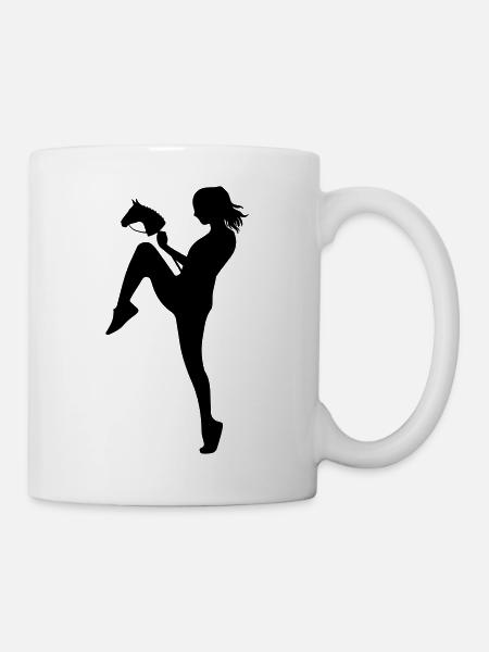 hobby horsing - Mug - white