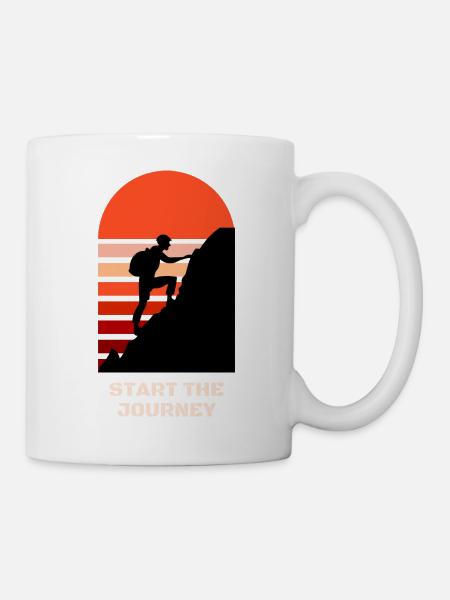 Start the journey - Mug blanc - blanc