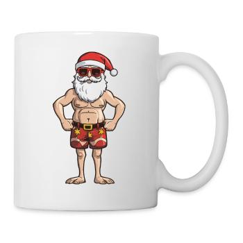 Beach Santa Claus - Mug - white - Right