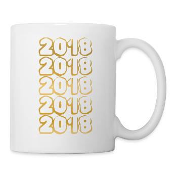 gold 2018 - Tasse - Weiß - Rechts