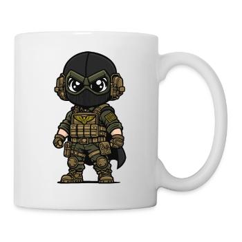 kleiner süsser soldaten Held - Tasse - Weiß - Rechts