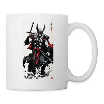 Samurai Thor - Tasse - Weiß - Rechts
