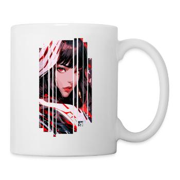 Cyborg Woman white kanji - Mug - white - Right