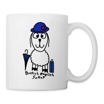 British English ScHoF - Tasse - Weiß - Rechts
