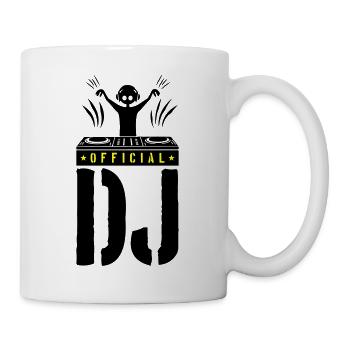 DJ Spruch Turntables - Mug - white - Right