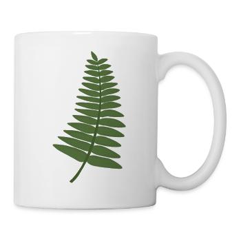 fern leaf - Mug - white - Right