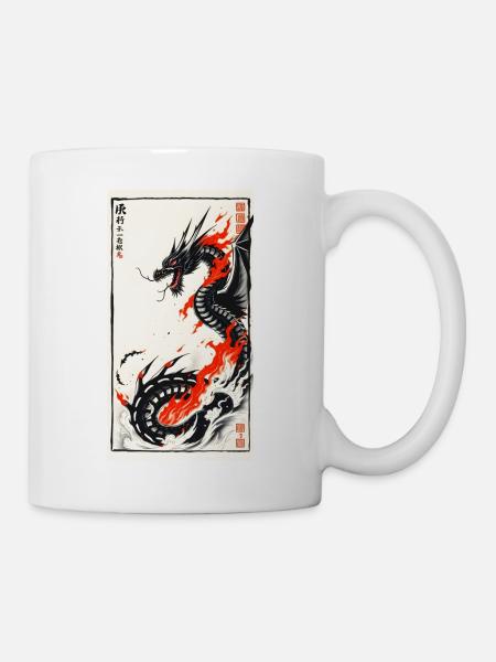 Ancient Dragon - Tasse - Weiß