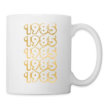 Or 1985 - Mug blanc - blanc - Droite