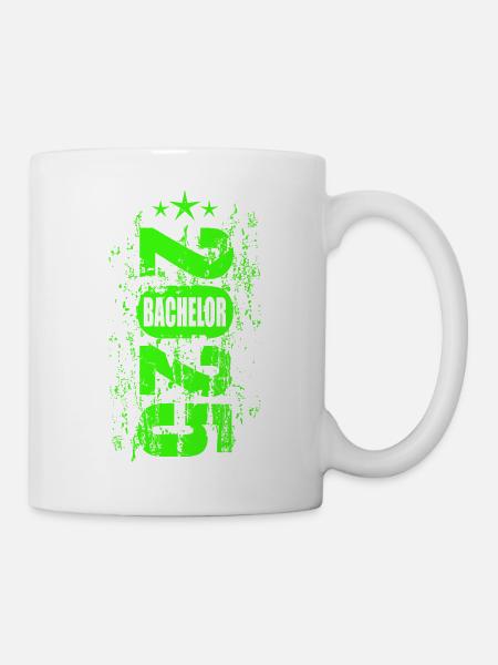 Bachelor 2025 Vintage - Tasse - Weiß