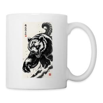 Bear Attack - Tasse - Weiß - Rechts