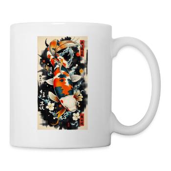 Koi - Tasse - Weiß - Rechts